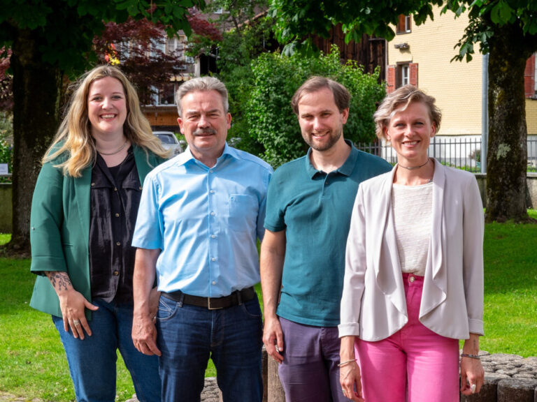 Nathalie Günter, Andreas Ritschard, Adrian Aulbach und Zina Uberti.